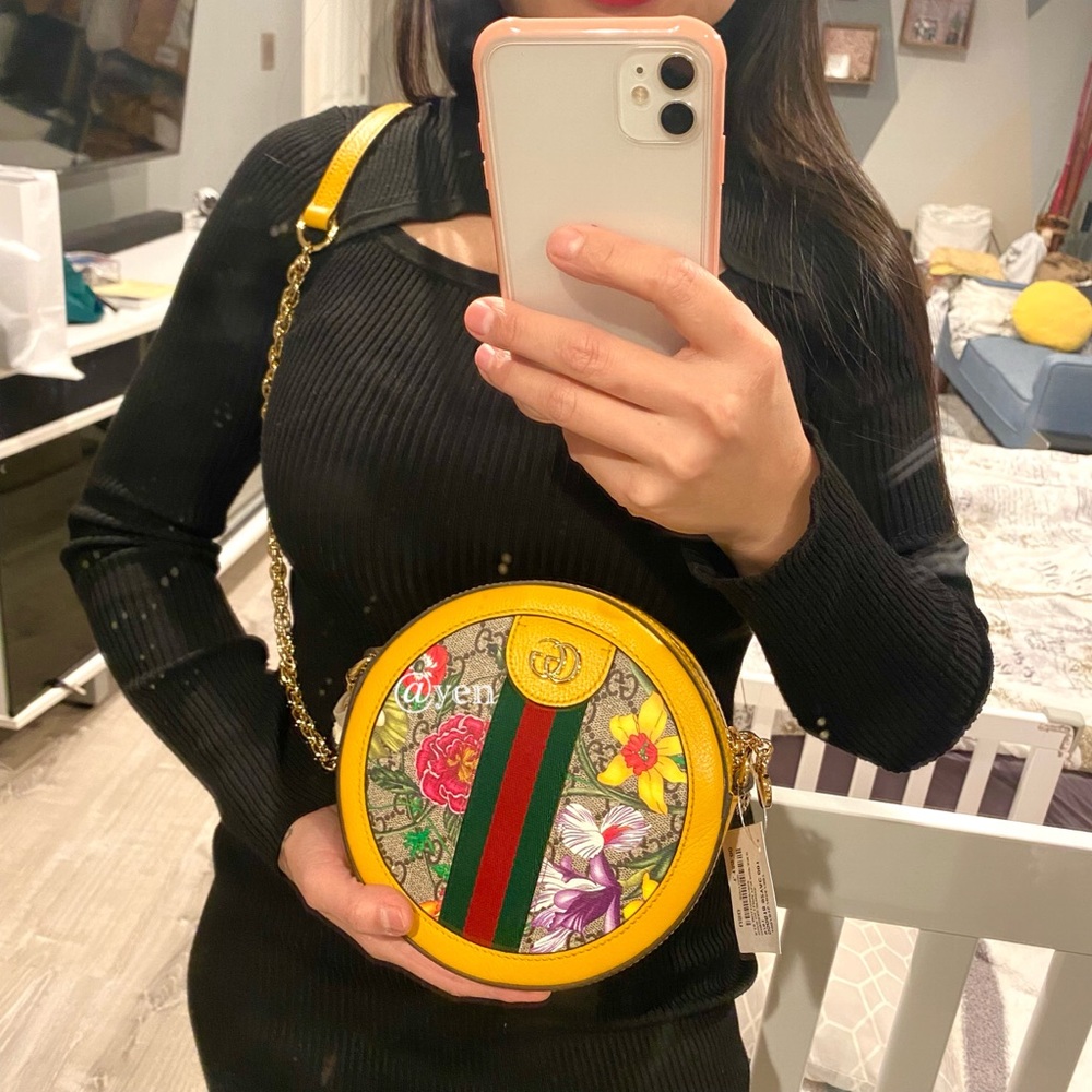 Gucci limited Ophidia GG Flora ground shoulder / crossbody bag